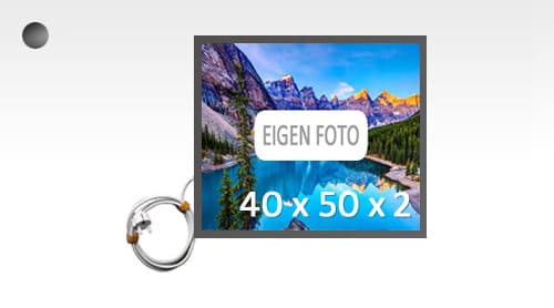 130 watt Infrarood paneel eigen foto zwart