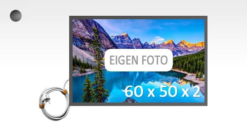 300 watt Infrarood paneel eigen foto zwart