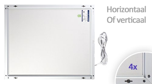 450 watt Infrarood paneel zwart